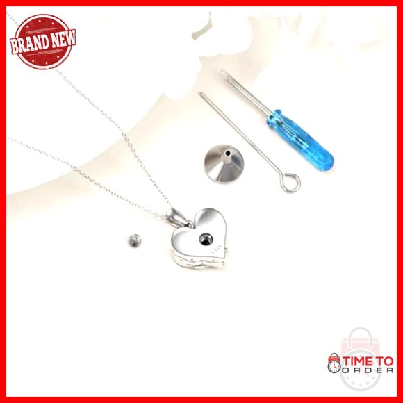 Sterling Silver Cremation Urn Necklace Elegant Memorial Jewelry Pendant - Picture 3 of 6